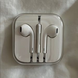 Apple ear pods. With wires. Never used.